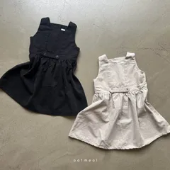 -oatmeal-　韓国子ども服　ウィーンワンピース  color - ivory xl(110-120)