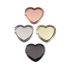 ハート型 スマホリング かわいい リング スタンド ブラック/シルバー/ゴールド/ローズゴールドハート 可愛い 横開き 薄い 薄型 スマートフォン 用 リング バンカーリング ホールドリング リングホルダー リングスタンド スマホスタンド