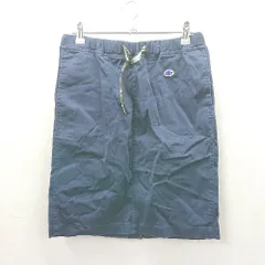 ◇ ⊂ Champion チャンピオン ロゴ ハーフパンツ サイズM ネイビー系 レディース E  【1503310003239】