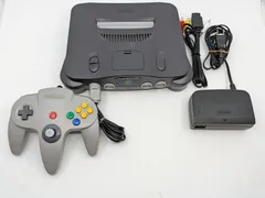 【動作確認済】NINTENDO64 本体 一式＋グレーコントローラー すぐ遊べるセット ニンテンドー64 N64