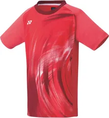 【新品・5営業日で発送】YONEX ヨネックス ジュニアゲームシャツ (10568J) 色 : パールレッド サイズ : J130 