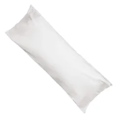 新品 抱き枕カバー ロング枕カバー 120cm 綿100％ サテン織り 300本高密度生地 カバーのみ 防ダニ ファスナー式 滑らか 柔らかい 選べる9色 4サイズ 無地 白 ホワイト 120×43cm