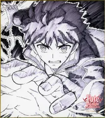 Fate/stay night ポイント景品 色紙 衛宮士郎 劇場版 Fate/stay night 色紙 衛宮士郎&間桐桜 【中国限定