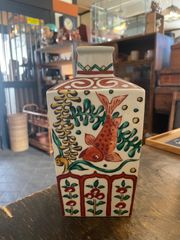 角瓶　陶器　花瓶　壺　骨董