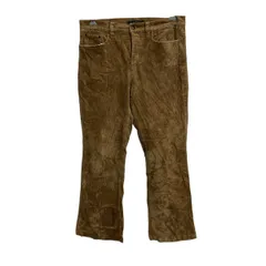 LAUREN RALPH LAUREN コーデュロイパンツ 8 ブラウン ローレンラルフローレン ジップアップ 古着卸 アメリカ仕入 2505-637