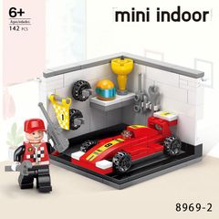 8969-2 레이싱 드라이버 키트 레고 블록 호환 LEGO 호환품 시티 지육 완구 선물 미니 피그 전국 무료우송 신품 미사용품 싼 추적 없음