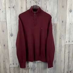 TOMMY HILHIGER トミーヒルフィガー ハーフジップ ニットトレーナー