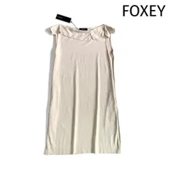 ◆タグ付き◆ FOXEY ニット ノースリーブ ワンピース 40