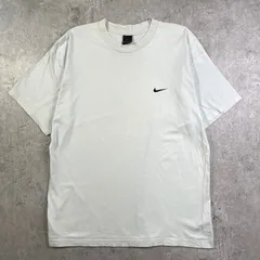 00年代 NIKE ナイキ ワンポイントロゴ刺繍Tシャツ  スモールスウォッシュ  メンズXL 