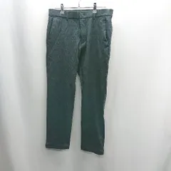 ◇ ⊇ GLOBAL WORK グローバルワーク ウエスト紐つき　チェック柄 スラックス サイズS ブラック系 メンズ E  【1410290062814】