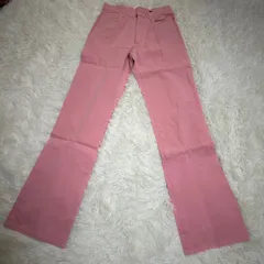 【訳あり】BOBSON LADY'S （ボブソンレディース） ストレートカラーパンツ 日本製 レディースMサイズ 66cm