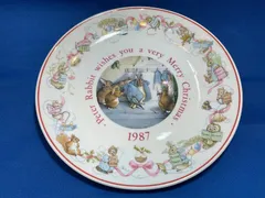 ピーターラビット☆1983-1988年Xmasプレート6枚セット 2025年最新】ピーターラビット プレート クリスマスの人気