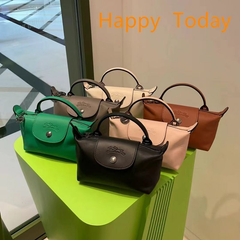 【6色選択】LONGCHAMP   ロンシャン ショルダー バッグ レザー　XS ミニバッグ　薄ピンク