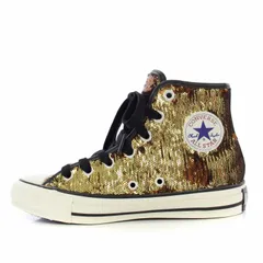 コンバース CONVERSE オールスター スパンコール 2 HI ハイカット スニーカー シューズ US4 23cm ゴールド 1C787 /TK