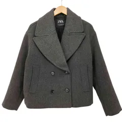 ザラ ZARA ショート丈 ダブルブレストコート レディース import：XS 