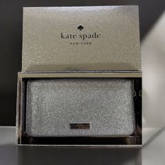 【katespade newyork】ケイトスペード ラージグリッター コンチネンタルウォレットBOX入り 新品未使用品