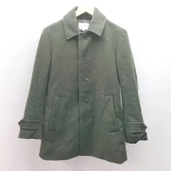 ◇ URBAN RESEARCH ミドル丈 秋冬 シンプル ワントーン カジュアル 長袖 ステンカラーコート サイズM カーキ レディース E  【1310130039931】