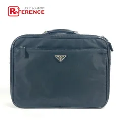PRADA プラダ ハンドバッグ トライアングルロゴ 三角ロゴ プレート ナイロン ブラック