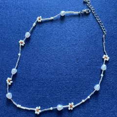 ビーズチョーカー　ビーズネックレス