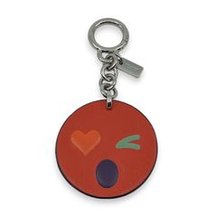 Coach コーチ ウィンク絵文字 キーホルダー オレンジ
