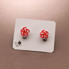 梅結びのイヤリング（小）
