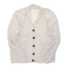 ☆ アイボリー ☆ 2XL ☆ カーディガン メンズ カーディガン 長袖 メンズ カーデガン カーデ 羽織り 羽織 セーター ジャケット メンズカーディガン ポケット付き 前開き ボタン ゆったり 体型カバー 防寒 暖かい カジュアル