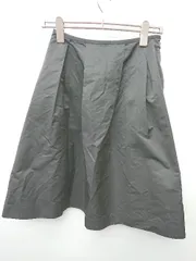 ◇ Θ　Φ ADAM ET ROPE アダム エ ロペ 膝下丈 台形 スカート サイズ36 ブラック レディース P  【1408200021808】