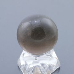 スモーキークォーツ丸玉 31.3mm 42.7g 天然石・置物 煙水晶 厄除け 除障 魔除け 破魔 台座は付属しません