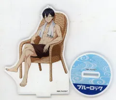 【中古】アクリルスタンド・アクリルパネル 潔世一 アクリルフィギュアスタンド お風呂ver. 「ブルーロック×極楽湯・RAKU SPA エゴイストたちのふろロック 外気浴ver.」