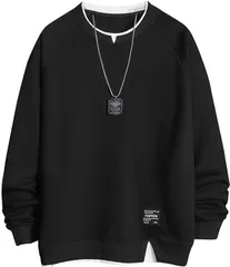 長袖 トレーナー メンズ パーカー 秋 おしゃれ ゆったり プルオーバー カジュアル 無地 大きいサイズhjfs216