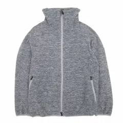 美品 18aw ホワイトマウンテニアリング White Mountaineering PRIMALOFT FLEECE HIGH NECK TRACK TOP フリース ハイネック トラックトップ プリマロフト ジャケット ブルゾン 2 グレー WM18735のサムネイル