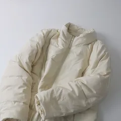 美品 大きいサイズ ヒロコビス HIROKO BIS 【リバーシブル】タフタショートダウンジャケット 13/アイボリー ブルゾン【2400013494953】のサムネイル