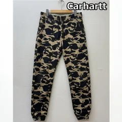 Carhartt 迷彩柄 パンツ 28×32 Carhartt Realtree Camo Duck Work Dungaree 迷彩 38×32