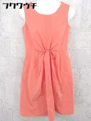 ◇ closet story クローゼット ストーリー UNITED ARROWS ノースリーブ 膝丈 ワンピース サイズ36 オレンジ レディース 【中古】 【1002802216077】