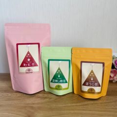 三角ティーバッグ 和紅茶20個入、深蒸し緑茶10個入、ほうじ茶10個入 ３点セット