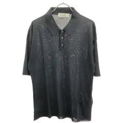JIL SANDER + パイルニットポロシャツ 46 JIL SANDER + パイルニットポロシャツ 46