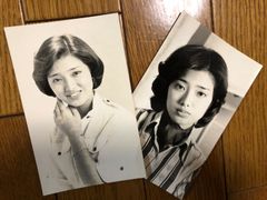 山口百恵プロマイド　二枚