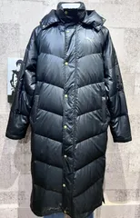 プーマ ダウン ベンチコート ブラック/ゴールド L メンズ PUMA ロング 902352