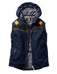 Size:M_Color:3ネイビー [エアークラフト] AC1094パーカーベスト AC1094 3ネイビー 日本 M (日本サイズM相当)