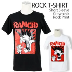 Rancid Tシャツ ランシド Mohawk ロックTシャツ バンドTシャツ 半袖 メンズ レディース かっこいい バンT ロックT バンドT ダンス ロック パンク 大きいサイズ 綿 黒 白 ブラック ホワイト M L XL 2XL 春 夏 おしゃれ