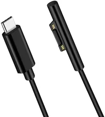 新品 USB-C to Surface 充電ケーブル USB-C充電器45Ｗ以上が必要【15V/3A 45W 】【1mTVP】、マイクロソフト Surface Pro 7/6/5/4/3/X Surface Go1/2 Surface Laptop 1/2/