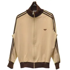 adidas デサント　トラックジャケット　ブラウン 希少80s adidas 西ドイツ デサント製 トラックジャケット ブラウン