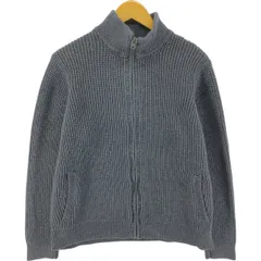 古着 エルエルビーン L.L.Bean コットンニットフルジップセーター レディースL相当/eaa527445