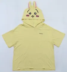 【中古】衣類 うさぎ 半袖プルパーカー ホワイト 3Lサイズ 「ちいかわ なんか小さくてかわいいやつ×しまむら」