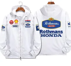 ロスマンズ HRC MotoGPスレーシング ジャケット Rothmans x honda バイクウエアグッズ 冬服 長袖 防風 秋冬新品のサムネイル