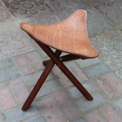 メキシコ革製品　ハンティングチェア　ビンテージ　折りたたみ メキシコ革製品 ハンティングチェア ビンテージ 折りたたみ - メルカリ