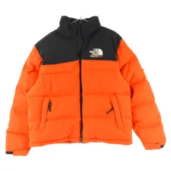 GUCCI (グッチ) 22SS×THE NORTH FACE DOWN JACKET ヨーク カラー切替え ジップアップダウンジャケット 663757 XAADP オレンジのサムネイル