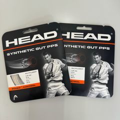 ＜2張セット・新品未使用＞HEAD/ヘッド　SYNTHETIC GUT PPS　シンセティックガットストリング　ホワイト　281065