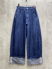Ray Cassin レイカズン ロールアップ デニムパンツ size1/紺 ◇■レディース
