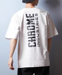 【ムラスポ公式】新品 CHROME クローム 半袖 Tシャツ メンズ バックプリント オーバーサイズ JP264WHのサムネイル